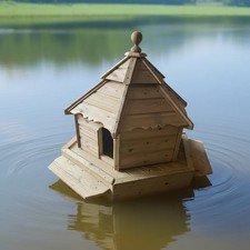 Large hexagonal floating duck - floating,