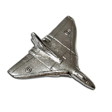 Vulcan Bomber Pin Badge Pewter
