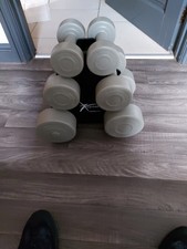 3 X Pairs Of Dumbbells Weights