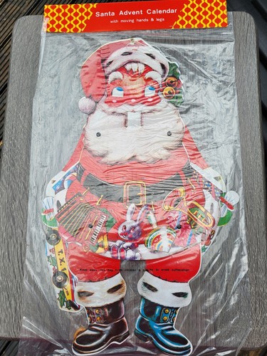 Rare vintage gemo santa advent - vintage,