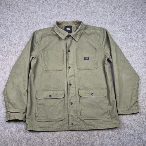 Vans jacket mens large green - vans,