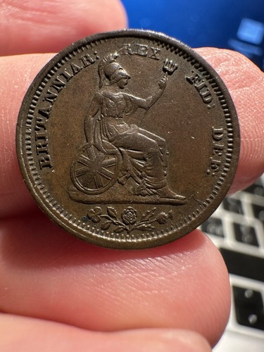 Half farthing 1830 king george - half,