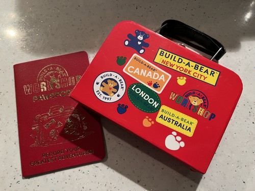 Build bear red - passport, &
