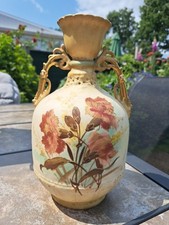 ROYAL WORCESTER/ROYAL BONN STYLE TWIN HANDLED VASE