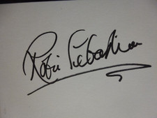 As Kenneth Williams in Hancock's Half Hour ROBIN SEBASTIAN hand signed card
