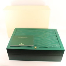 GENUINE ROLEX WATCH BOX GREEN