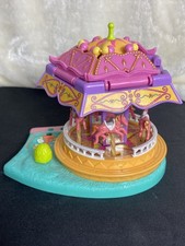 1996 Vintage Bluebird Polly Pocket Funfair Carousel not complete 
