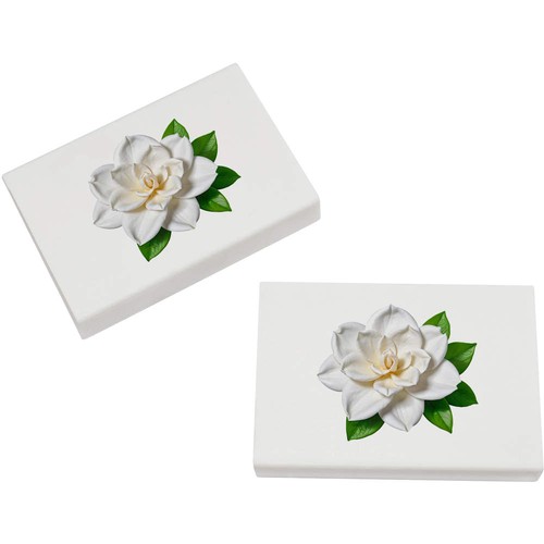 Gardenia flower erasers - 'gardenia, flower'