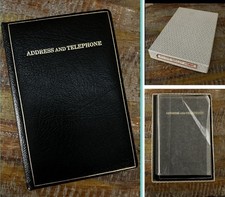 New Old Stock Black Leather A