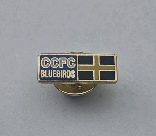 Cardiff city pin badge - cardiff,