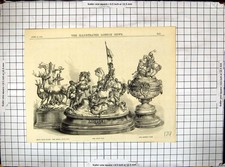 Old 1870 Ascot Horse Racing