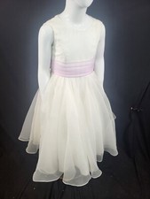 Eden Bridal Princess Party Ivory Cream Bridesmaid Dress Size 3