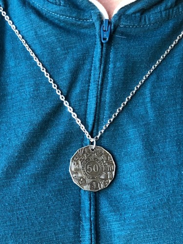 Australia coin pendant - coin,