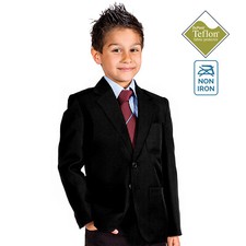 BOYS SCHOOL BLAZER WITH BADGE ACCESS TEFLON COATED MACHINE WASHABLE SIZE 22-48
