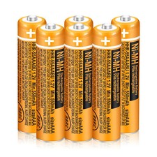 6 For Panasonic 550mAh AAA