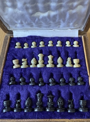 Beautiful chess set wooden box - beautiful,