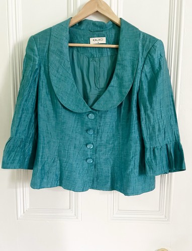 Kaliko linen teal turquoise - kaliko,