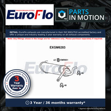 Exhaust Back / Rear Box fits