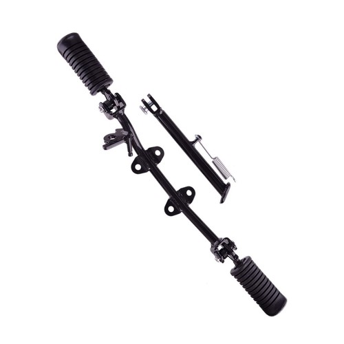 Black motorcycle footpeg - motorcycle,