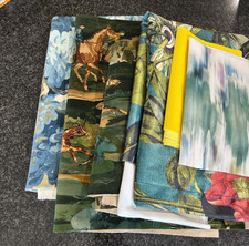 Velvet Fabric Remnants - Mixed