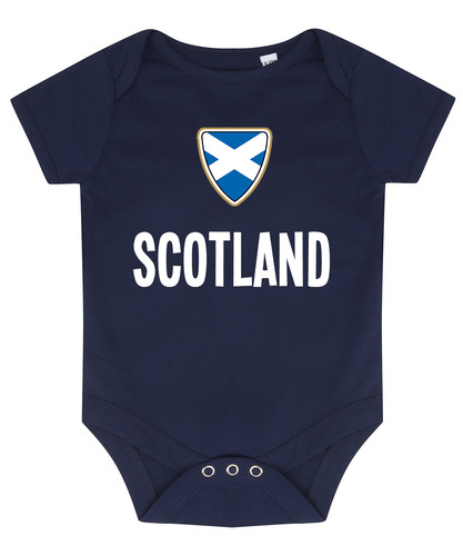 Scotland baby grow - grow, football