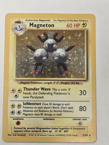 Magneton 009 102 base set - 009/102, holo