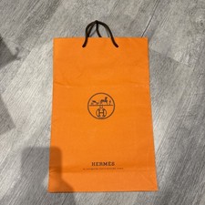 Hermes Orange Paper Shopping