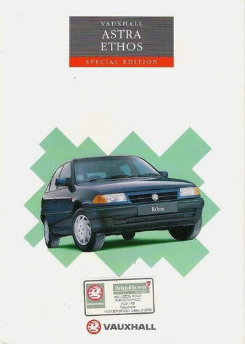 Vauxhall astra ethos mk3 - vauxhall,