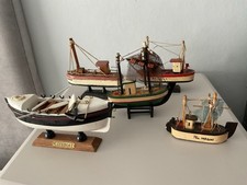 Vintage Nautical Boats Collection Including Life Boat x 4