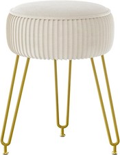 Round Footrest Stool Ottoman