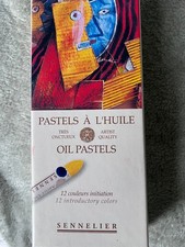 sennelier oil pastels 12 introductory colours lightly used