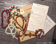 7 x Random Anglican Rosaries: Church of England CofE Catholic Handmade 