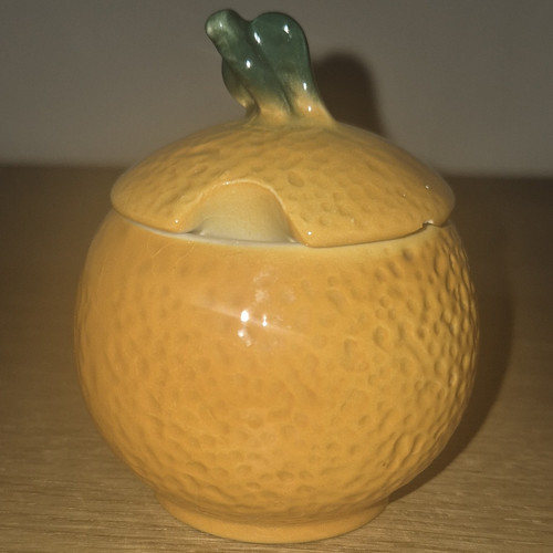 Kitsch novelty marmalade pot - marmalade,