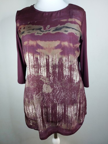 Simon jeffrey dark red - dark, print