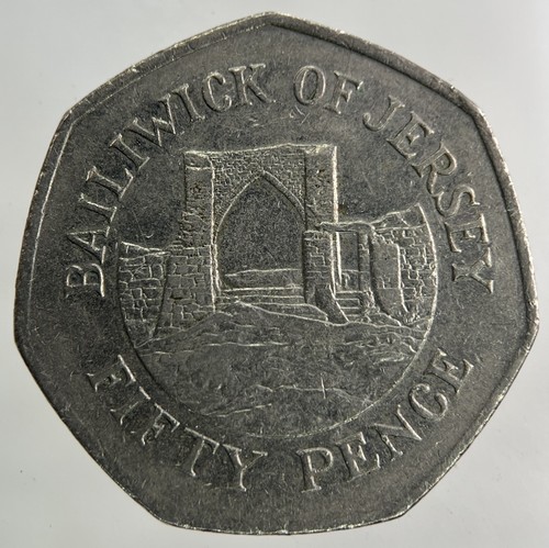 1997 jersey 50p fifty pence - 1997,