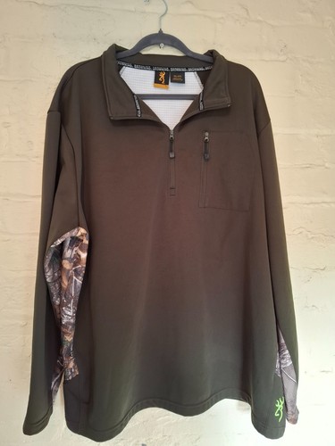 Browning zip pullover top - 1/4,