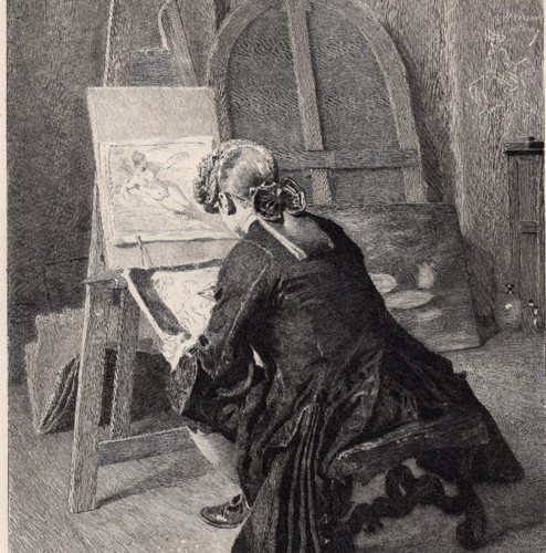 The painter french artist - -,