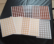 Self-Adhesive Stick on Furniture Screw Caps / Hole Covers, 21mm