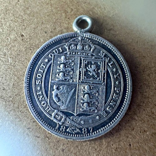 Victorian silver love token - victorian,
