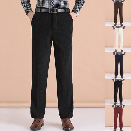 Men stretch corduroy pants - stretch,