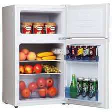 Amica Fridge Freezer Under Counter Freestanding 71L White 48cm