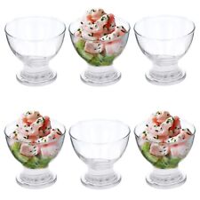 6 x Glass Prawn Cocktail Bowls