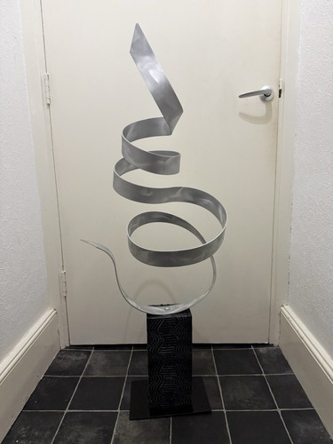 Aluminium sculpture modern - sculpture,