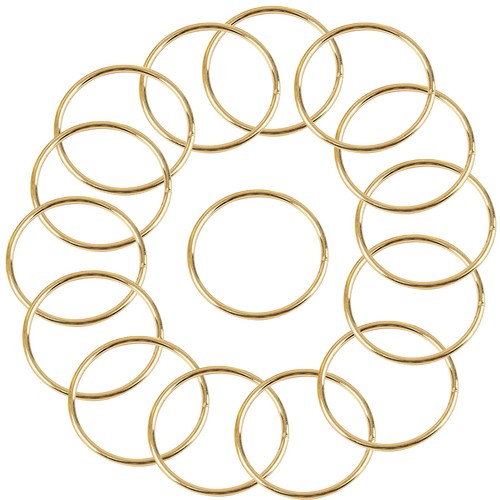 15pcs macrame hoops - 15pcs,