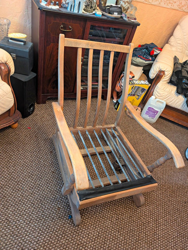 Wood armchair light - light,