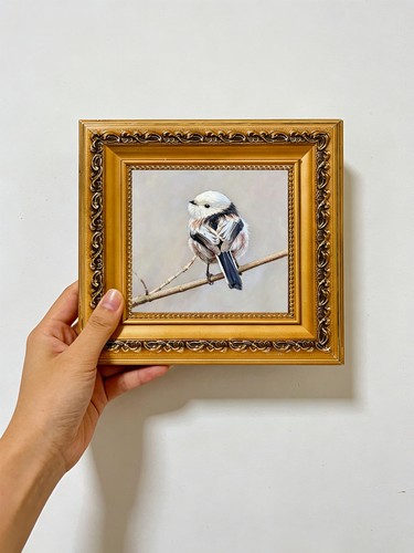 Long tailed tit - tit, on