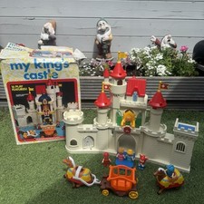 Vintage 1991 Knights My Kings Castle Fantasy Toy Playset Figures Play House Toys
