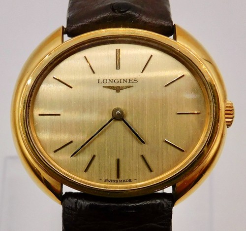 Longines vintage gold dial - longines,