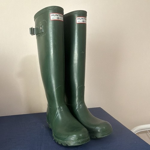 Hunter waterproof green rubber - green,