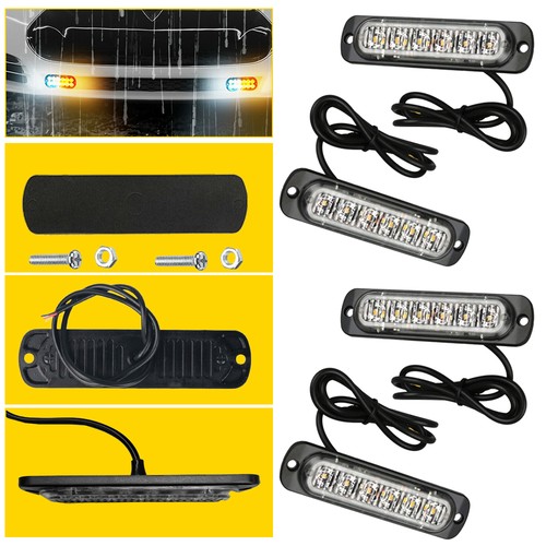Led amber recovery strobe - 4x,